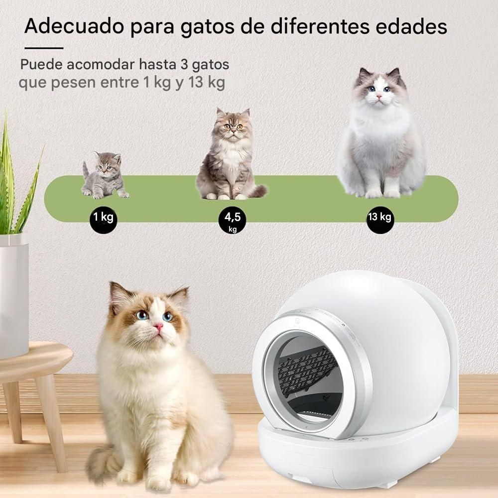 PetCare - Arenero Inteligente Autolimpiante Premium