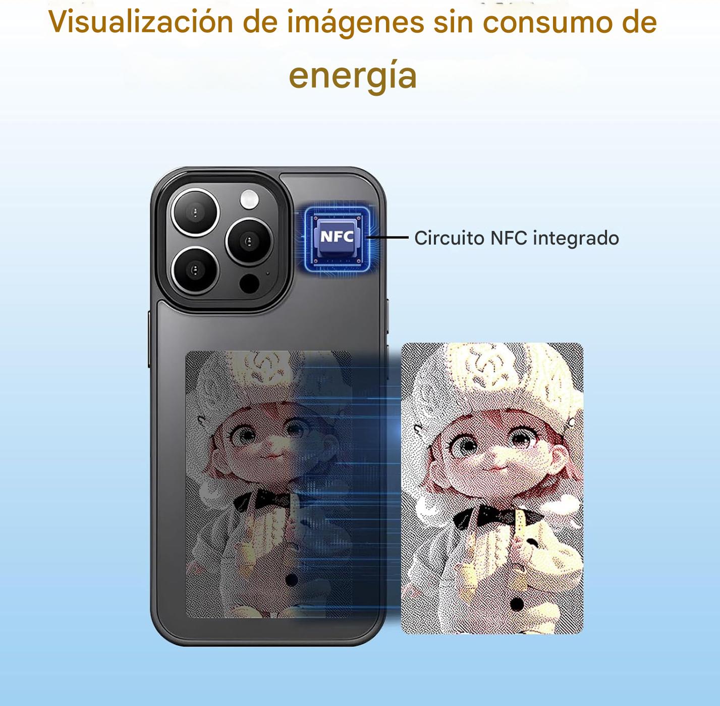 TuCase (Funda NFC Personalizable, sin Consumo de Bateria, Control por App)